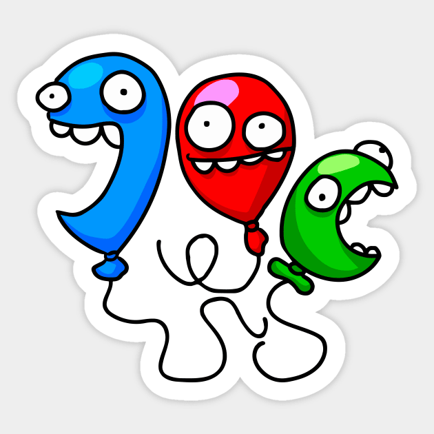 Balloons Sticker by Little Tiny Spark